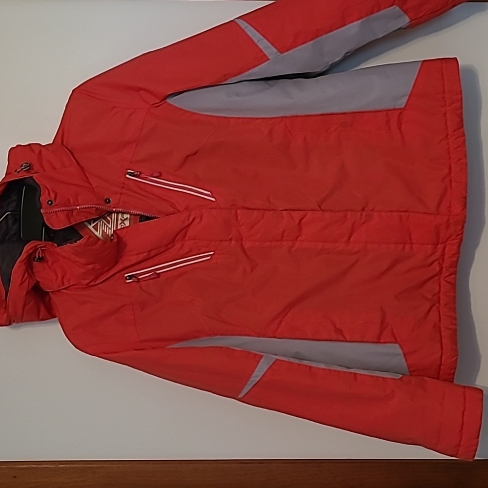 ZeroXposur bright pink & gray ladies winter jacket Sz M